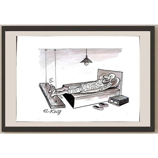 Mahmood El Kady 29x21cm Orijinal Karikatür BOD03189