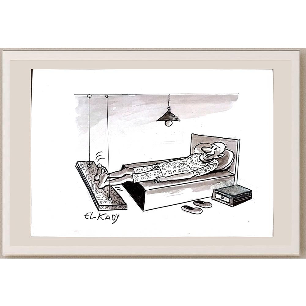Mahmood El Kady 29x21cm Orijinal Karikatür BOD03189