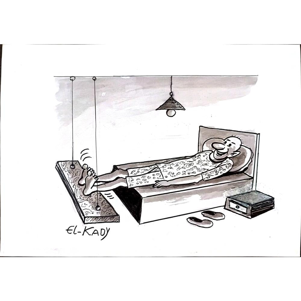 Mahmood El Kady 29x21cm Orijinal Karikatür BOD03189