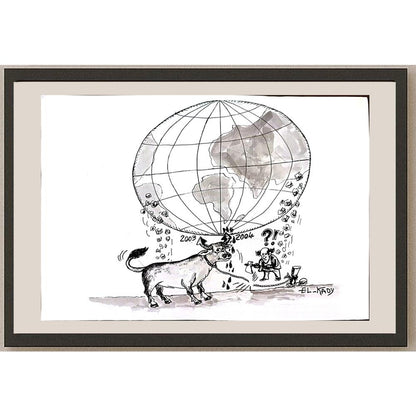 Mahmood El Kady 29x21cm Orijinal Karikatür BOD03190