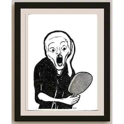 Arvid Andreassen Askehaugveien 29x21cm Orijinal Karikatür BOD03206