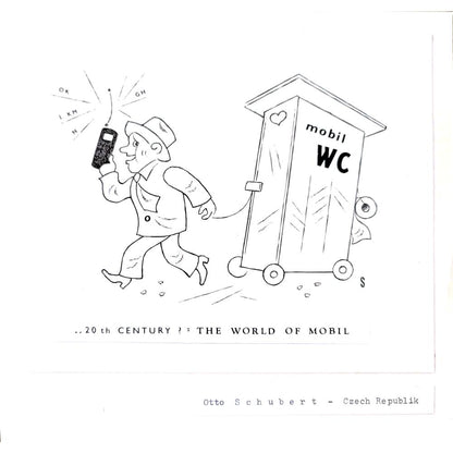 Otto Schubert 22x21cm Orijinal Karikatür BOD03209