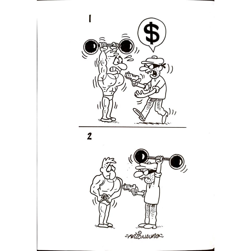 Arionauro Da Silva Santos 29x21cm Orijinal Karikatür BOD03219