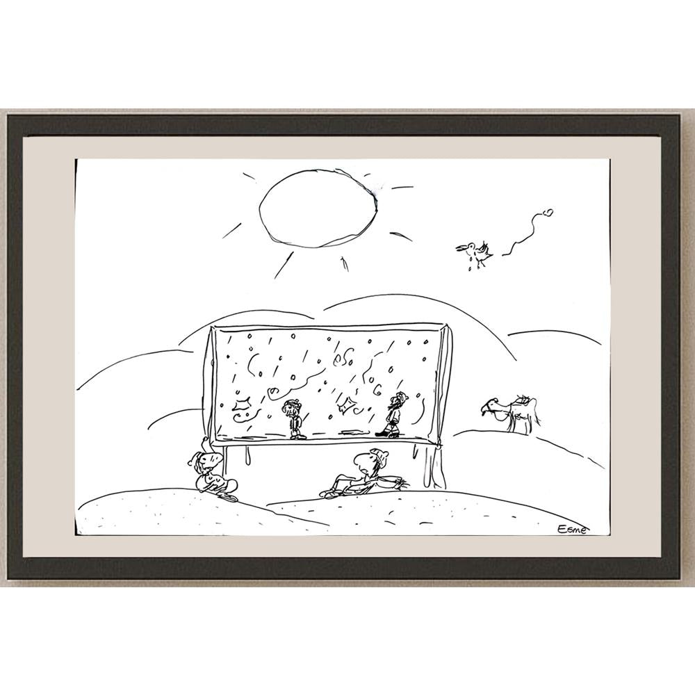 Esme 35x25cm Orijinal Karikatür BOD03223