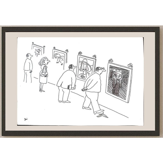Masoud Ziaei Zardkhashosei 29x21cm Orijinal Karikatür BOD03234