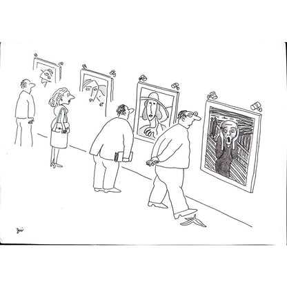 Masoud Ziaei Zardkhashosei 29x21cm Orijinal Karikatür BOD03234