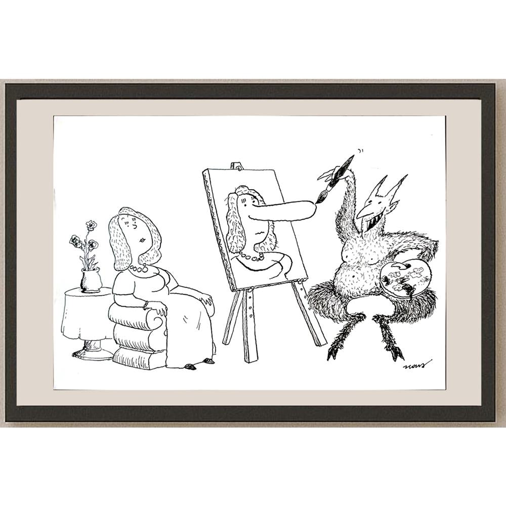 Ivan Haramija 29x21cm Orijinal Karikatür BOD03240