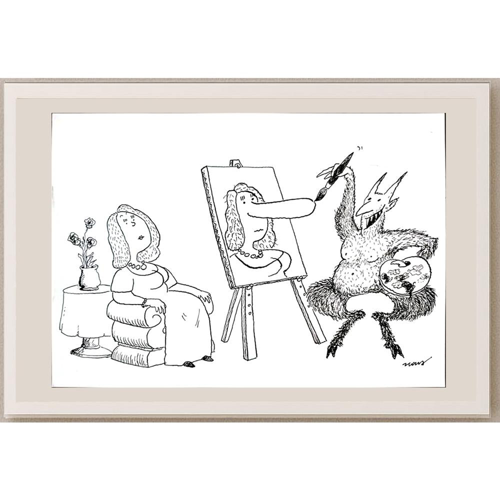 Ivan Haramija 29x21cm Orijinal Karikatür BOD03240