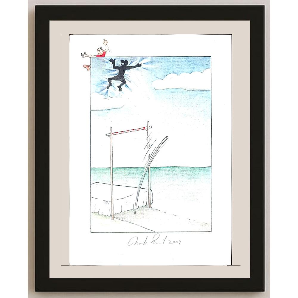 Moritz Emil 29x21cm Orijinal Karikatür BOD03248