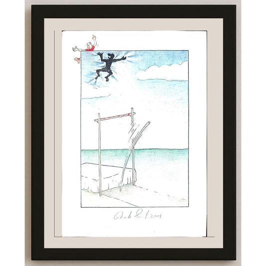 Moritz Emil 29x21cm Orijinal Karikatür BOD03248