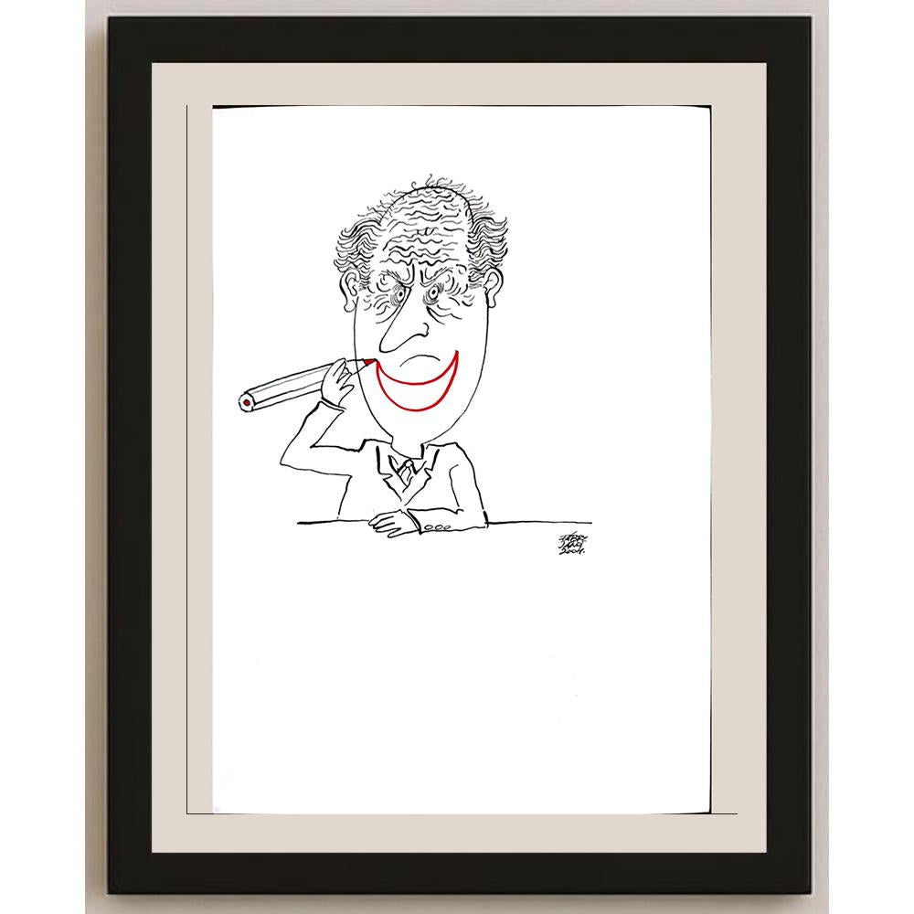 Fabry Janos 29x21cm Orijinal Karikatür BOD03250