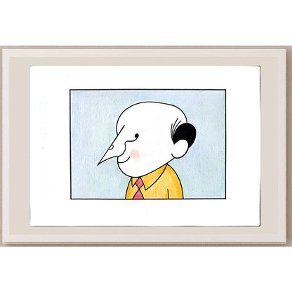 Aleksandar Daskalovic 29x21cm Orijinal Karikatür BOD03252