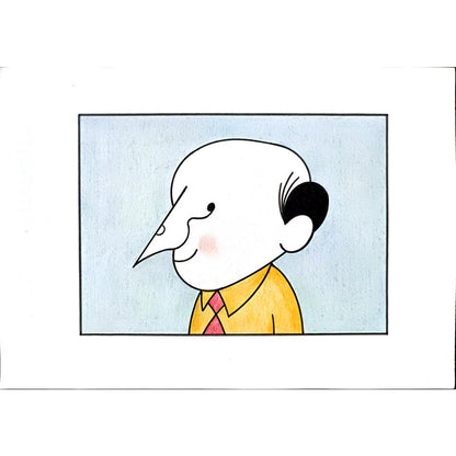 Aleksandar Daskalovic 29x21cm Orijinal Karikatür BOD03252