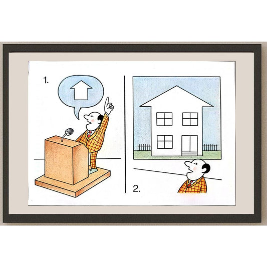 Aleksandar Daskalovic 29x21cm Orijinal Karikatür BOD03253