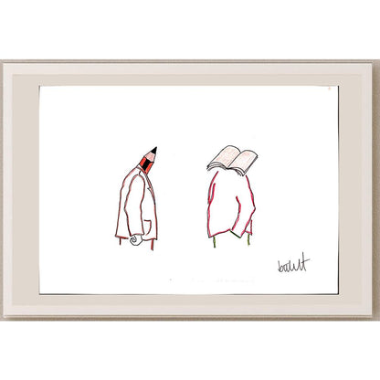 Bülent Fidan 29x21cm Orijinal Karikatür BOD03257