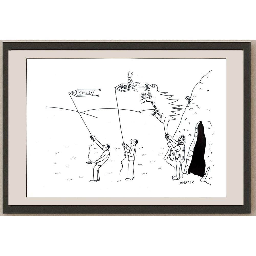 Stanko Zmazek 29x21cm Orijinal Karikatür BOD03259