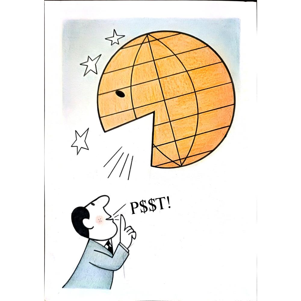 Aleksandar Daskalovic 29x21cm Orijinal Karikatür BOD03268