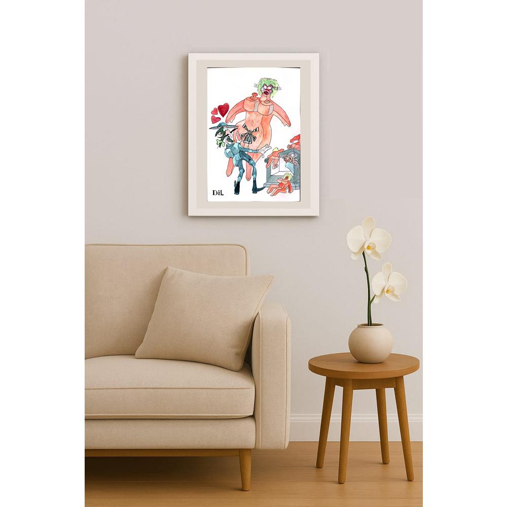 Dilyan Dochev 29x21cm Orijinal Karikatür BOD03271