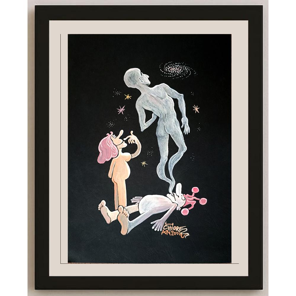 Cornel Marim Chiorean 29x21cm Orijinal Karikatür BOD03275