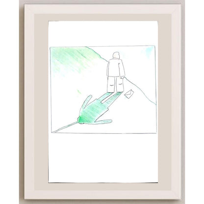 Bahkad Gasabi 29x21cm Orijinal Karikatür BOD03279