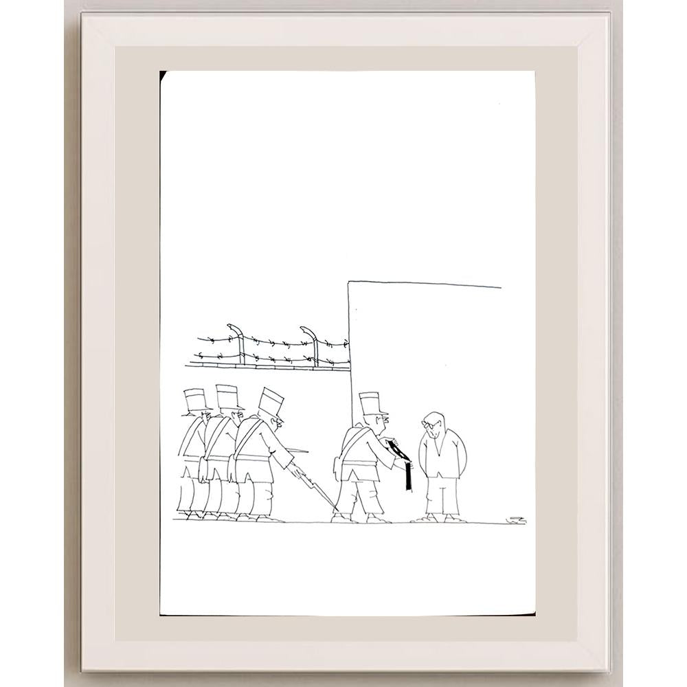 Marcel Kristofovic 29x21cm Orijinal Karikatür BOD03289