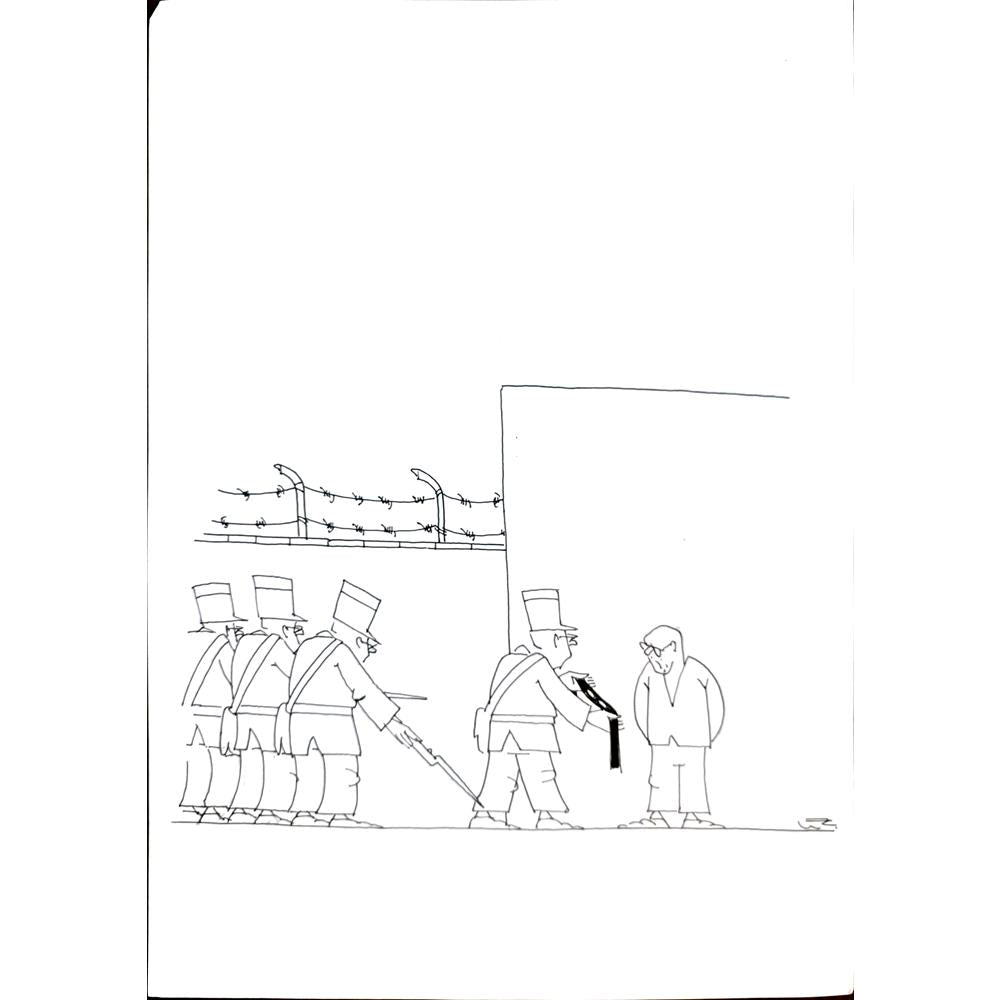 Marcel Kristofovic 29x21cm Orijinal Karikatür BOD03289