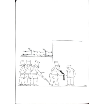 Marcel Kristofovic 29x21cm Orijinal Karikatür BOD03289