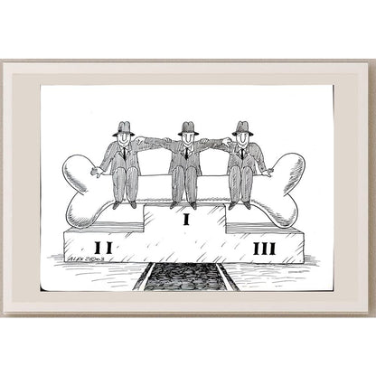 Aurel Stefan Alexandrescu 29x21cm Orijinal Karikatür BOD03291