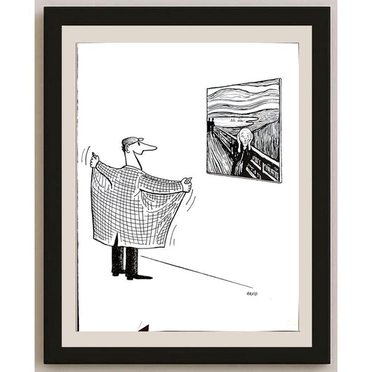 Arvid Andreassen Askehaugveien 29x21cm Orijinal Karikatür BOD03295