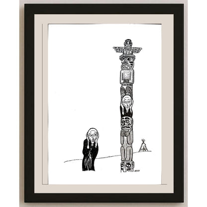 Arvid Andreassen Askehaugveien 29x21cm Orijinal Karikatür BOD03296