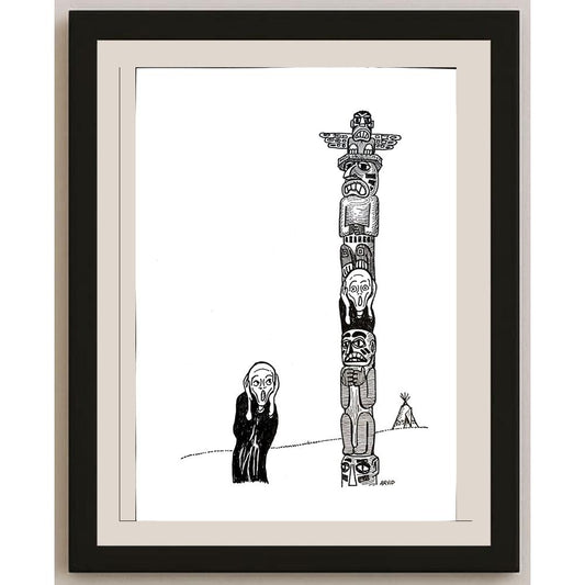Arvid Andreassen Askehaugveien 29x21cm Orijinal Karikatür BOD03296
