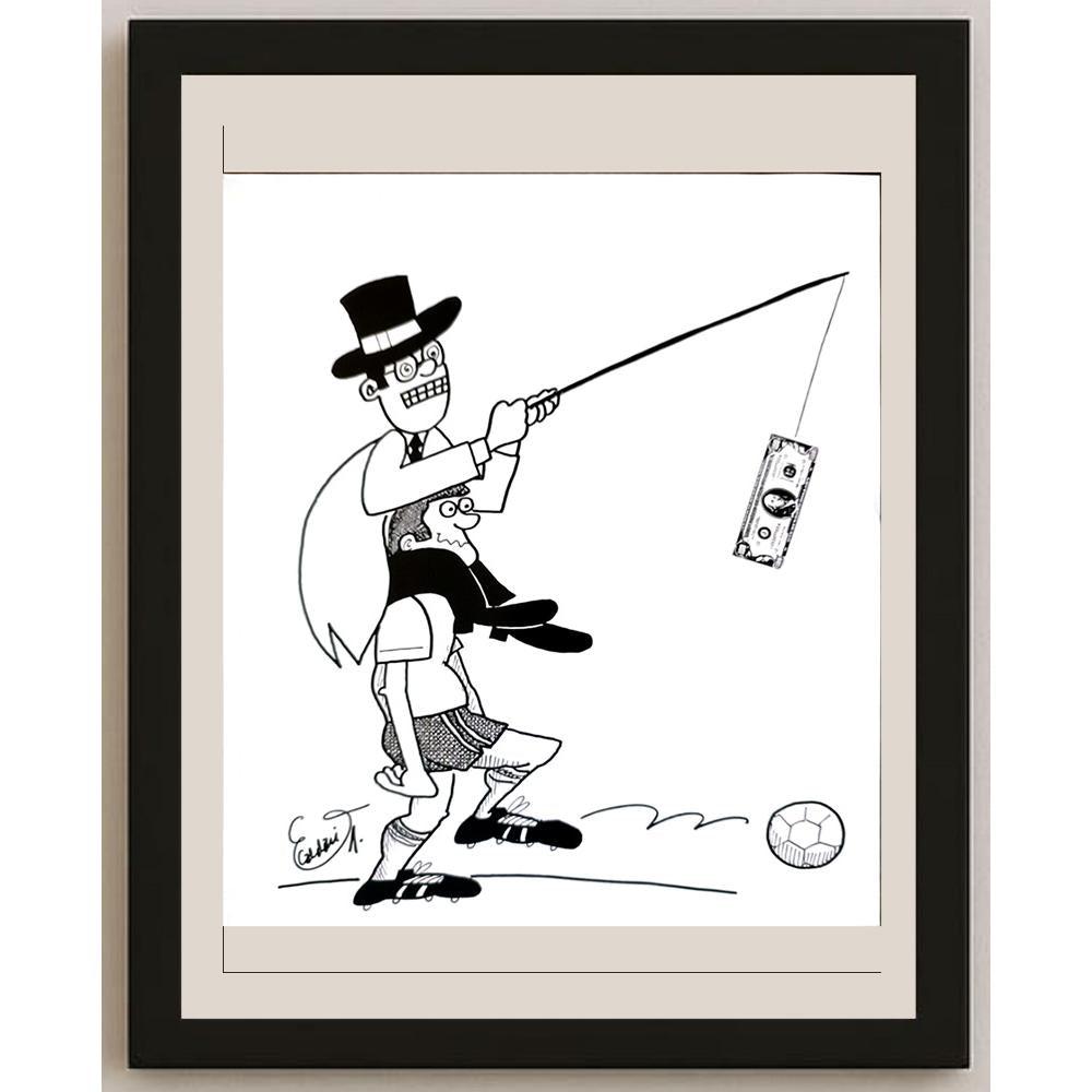 Eduardo Caldari Junior 25x21cm Orijinal Karikatür BOD03303