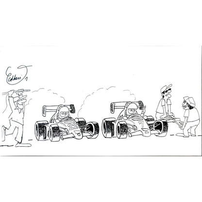 Eduardo Caldari Junior 28x15cm Orijinal Karikatür BOD03304