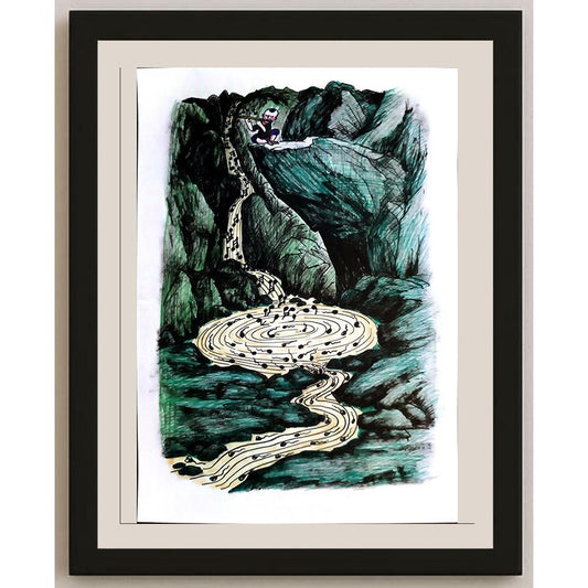 Feng Hui Cang 25x18cm Orijinal Karikatür BOD03308