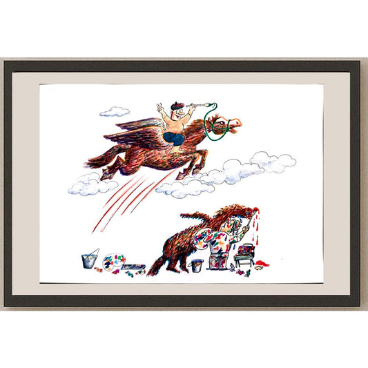 Feng Hui Cang 25x18cm Orijinal Karikatür BOD03309