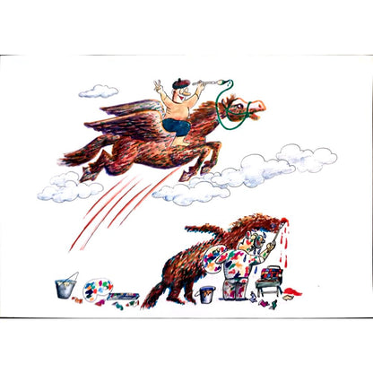 Feng Hui Cang 25x18cm Orijinal Karikatür BOD03309