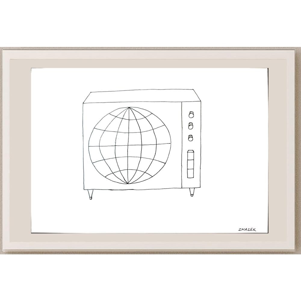 Stanko Zmazek 29x21cm Orijinal Karikatür BOD03320