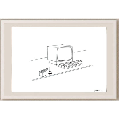 Stanko Zmazek 29x21cm Orijinal Karikatür BOD03321