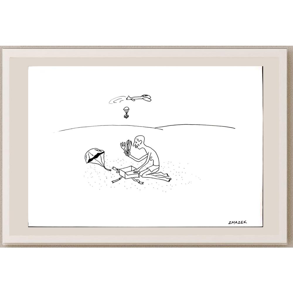 Stanko Zmazek 29x21cm Orijinal Karikatür BOD03323