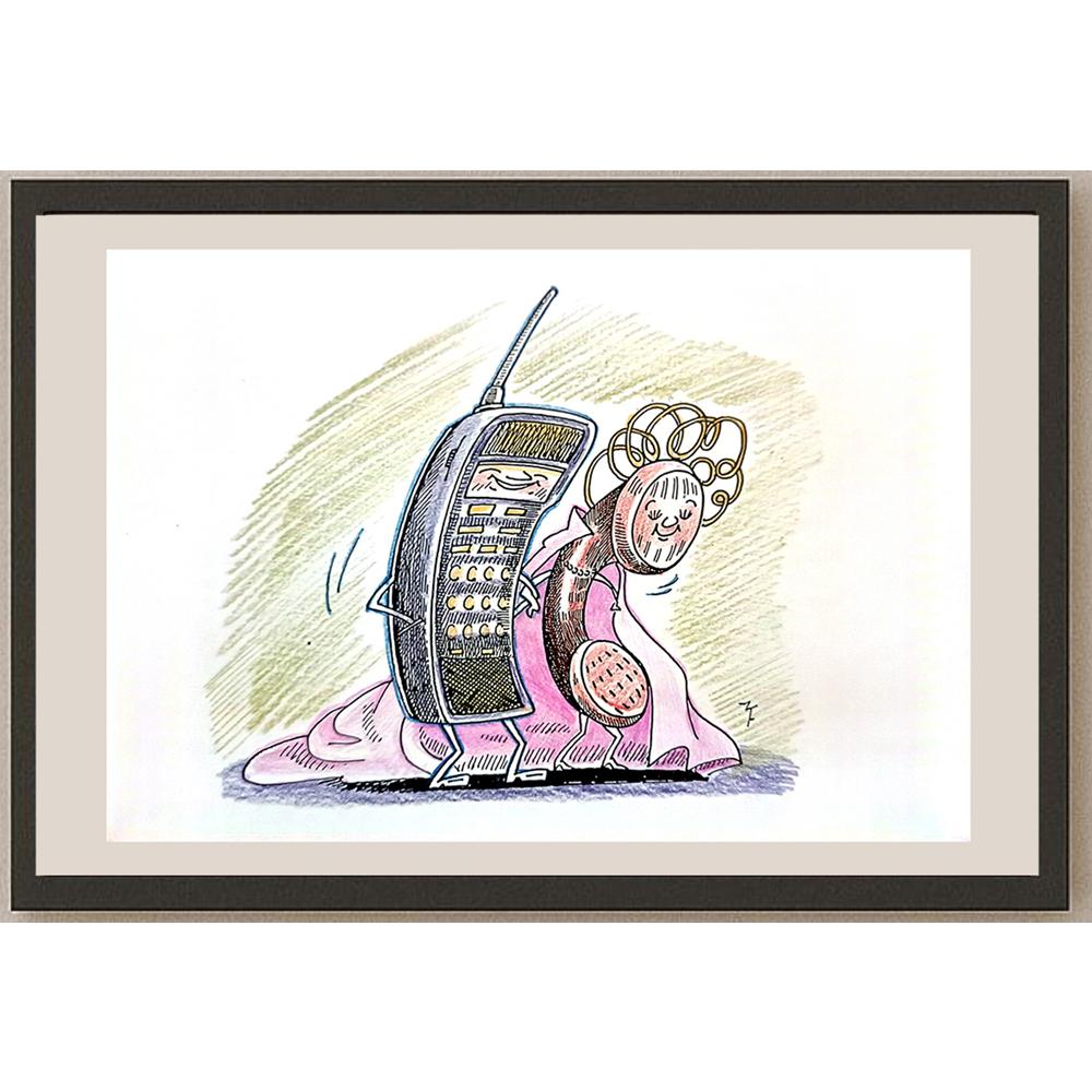 Zhang Fang 29x21cm Orijinal Karikatür BOD03325