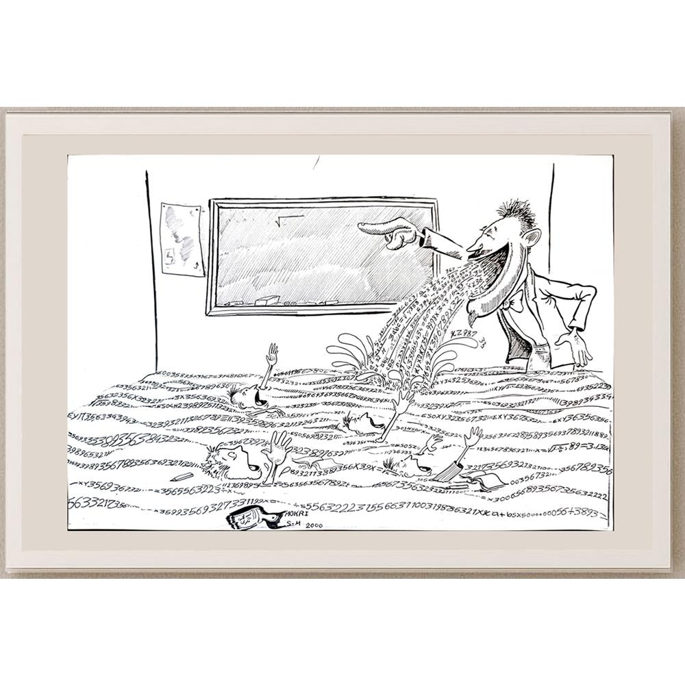 Said Mahmod 29x21cm Orijinal Karikatür BOD03329