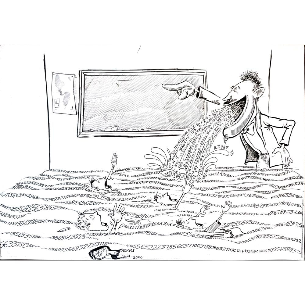 Said Mahmod 29x21cm Orijinal Karikatür BOD03329