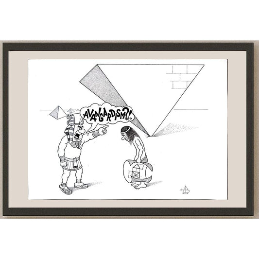 Vansovich Andrey 29x21cm Orijinal Karikatür BOD03330
