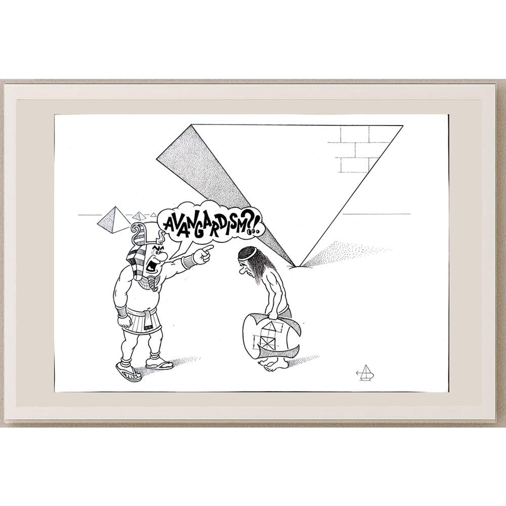 Vansovich Andrey 29x21cm Orijinal Karikatür BOD03330
