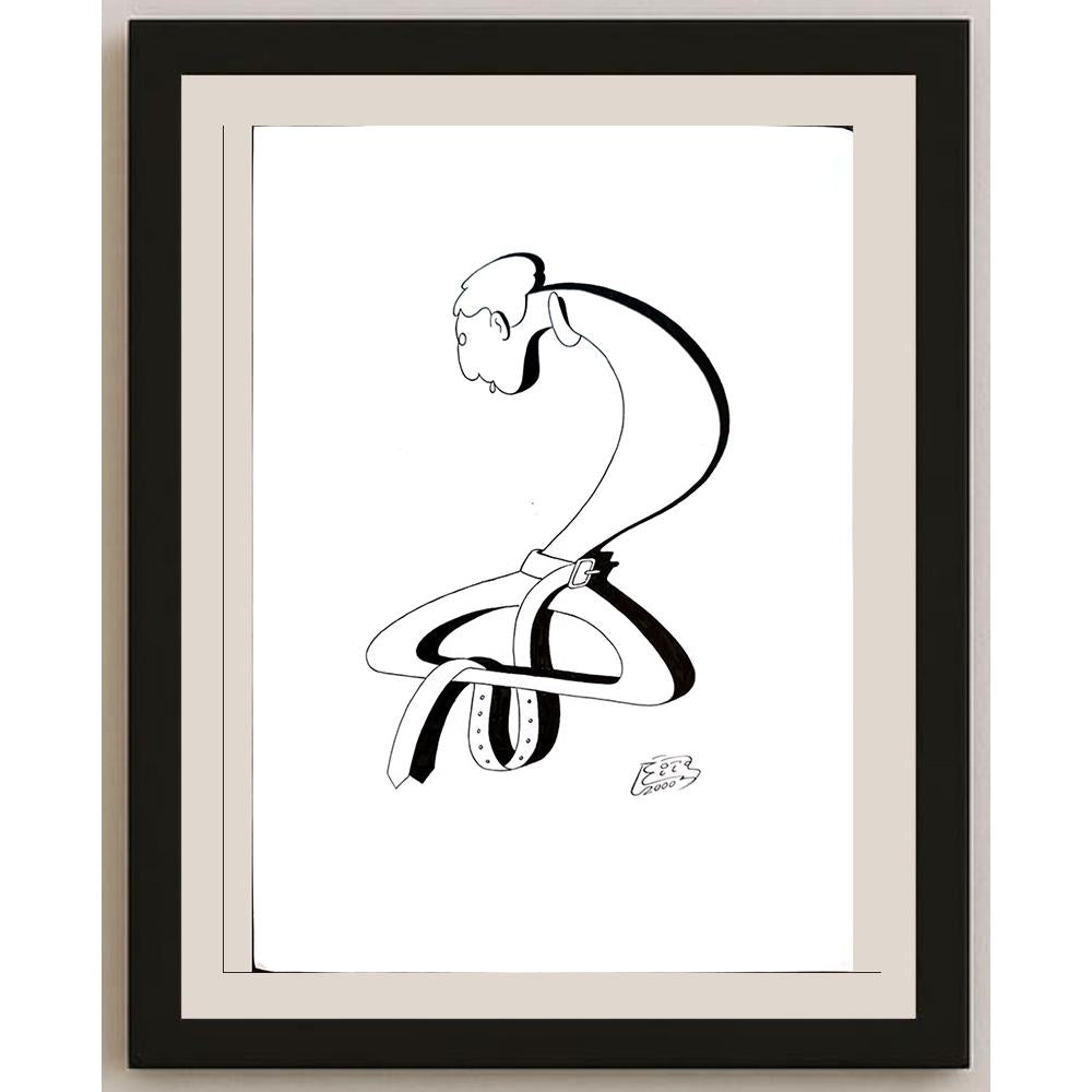 Vitalij Koryako 29x21cm Orijinal Karikatür BOD03332