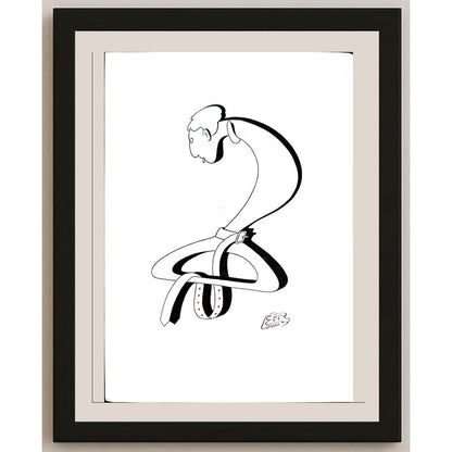 Vitalij Koryako 29x21cm Orijinal Karikatür BOD03332