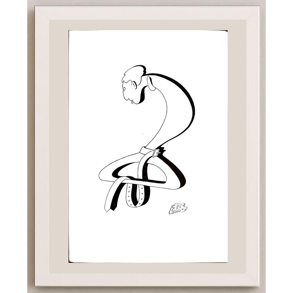 Vitalij Koryako 29x21cm Orijinal Karikatür BOD03332