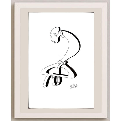 Vitalij Koryako 29x21cm Orijinal Karikatür BOD03332
