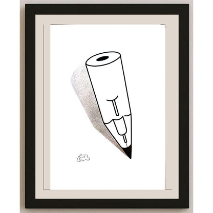 Vitalij Koryako 29x21cm Orijinal Karikatür BOD03333