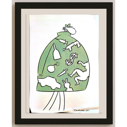 Dachuan Xia 29x21cm Orijinal Karikatür BOD03335